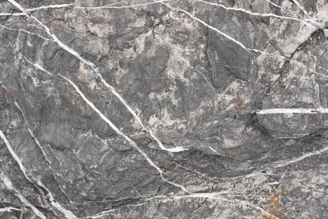 Background and texture of black stone and white line Stock Photos