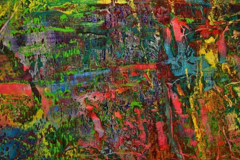 Background and texture colored abstract paint strokes on the wall. Stock Photos
