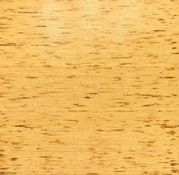 Background and texture of decorative yellow bamboo wood on finishing wall sur Stock Photos
