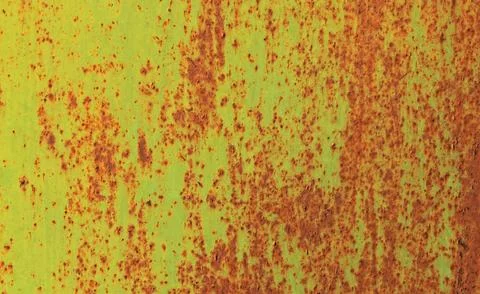 Background and texture of metallic wall. Shabby and scaly backdrop Foto stock