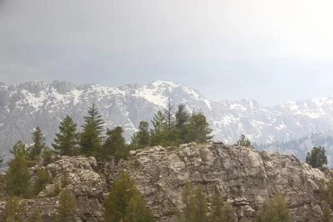 Background and texture of mountain layers, rocks, cracks, sedimentary rocks.. Stock Photos