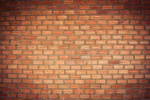 Background and texture of old vintage brick wall Stock Photos