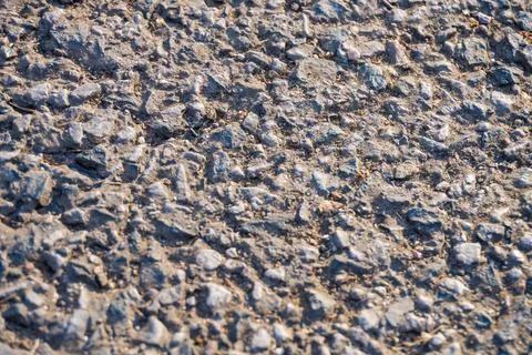 Background and texture of the road surface is made of asphalt and small stones. 스톡 사진