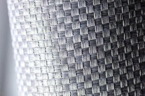 Background and texture of silver-brown fabric for curtains. Stock Photos