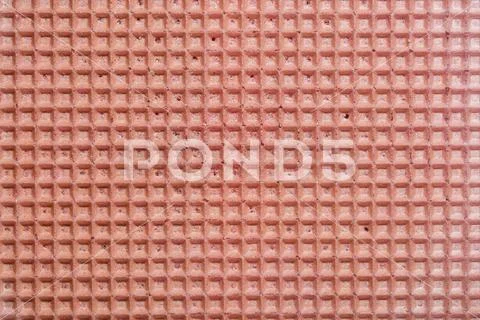 Background and texture of the surface of the wafer confectionery pink Stock Photos