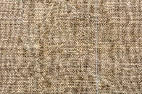 Background and texture of weave of eco-friendly old rough hemp Stock Photos