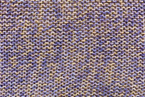 Background and texture of weaving knitted fabric from environmentally friendl Stock Photos