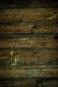 Background and wallpaper or texture of a wooden wall board. Stock Photos