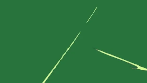 Background and white arrow isolated on green screen background Stock Footage 336955189