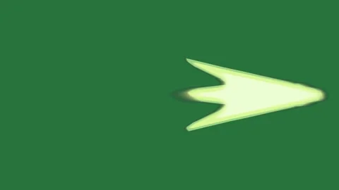 Background and white arrow on an pointing to the right isolated on green Stock Footage 336955131