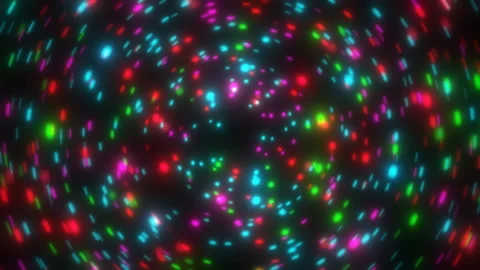 Background Animated Abstract Multicolored Glowing Spots. Cosmic Background Stock Footage 150438498