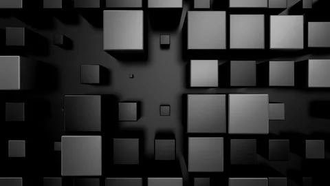 Background of Animated Cubes Stock Footage 161480109