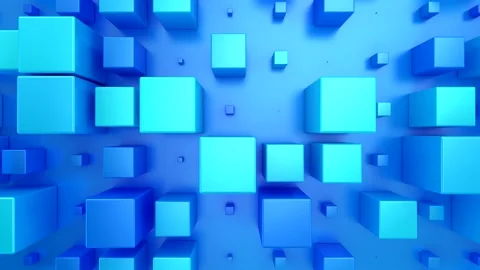 Background of Animated Cubes Stock Footage 162186397