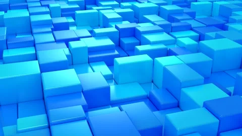 Background of Animated Cubes Video stock 165111997