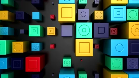 Background of Animated Cubes Stock Footage 171479825
