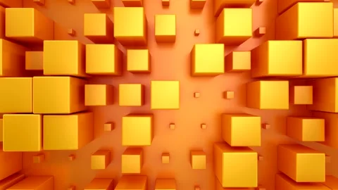 Background of Animated Cubes Video stock 233147295