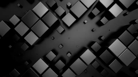 Background of Animated Cubes Stock Footage 252940931