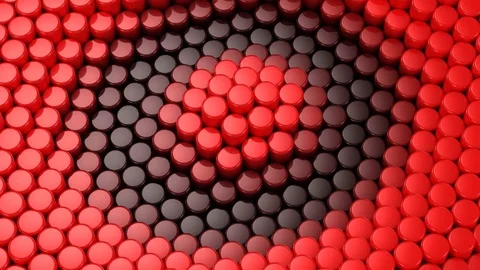 Background From Animated Cylinders Stock Footage 77097313