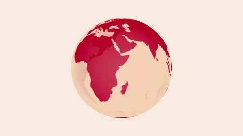 Background Animated Earth in Rotating Stock Footage 109064978