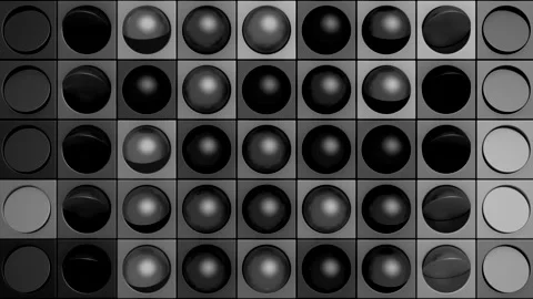 Background of Animated Hemispheres Stock Footage 166647991