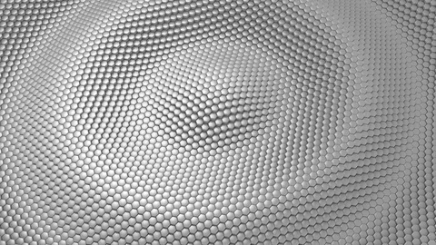 Background From Animated Hexagons Stock Footage 76156039
