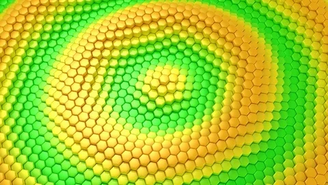Background From Animated Hexagons Stock Footage 76999032