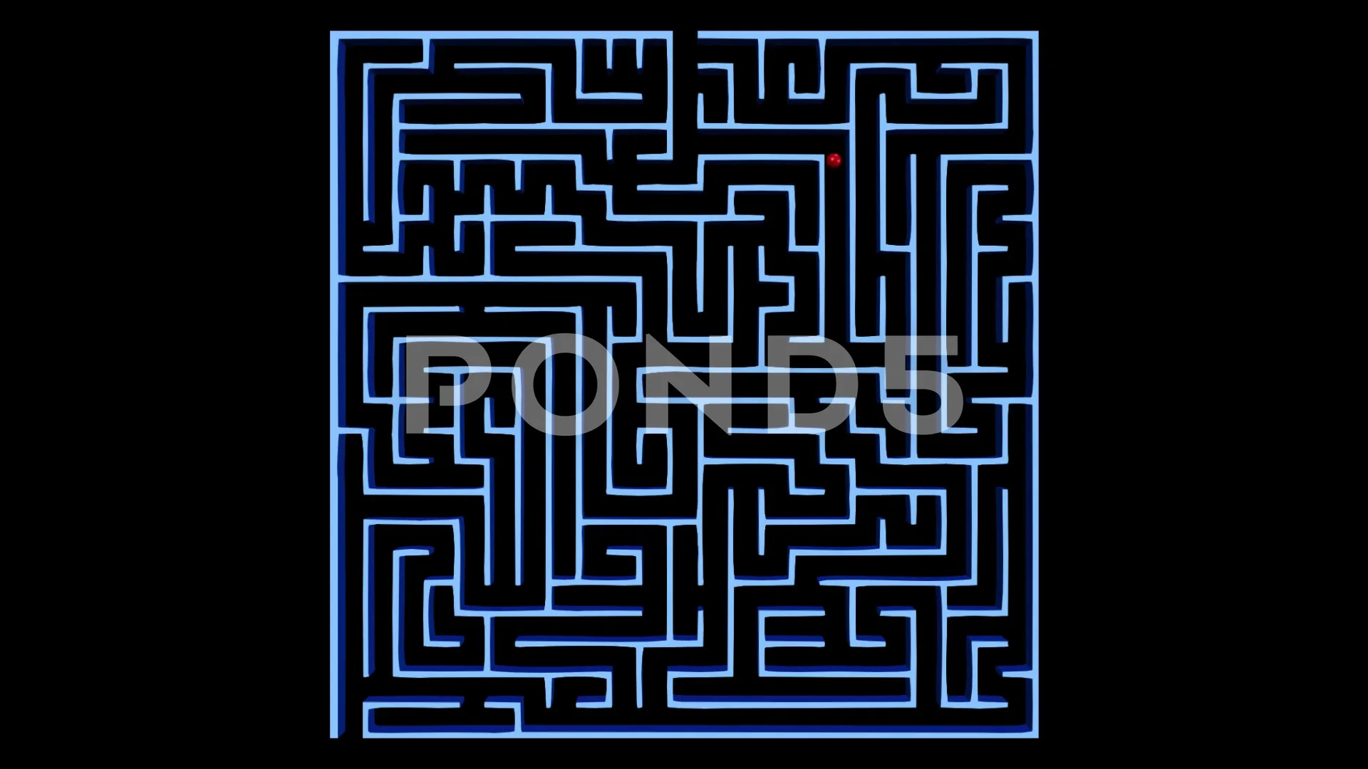 Background Animated Maze, Stock Video