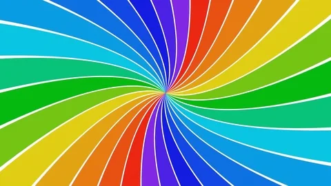 Background Animated Rainbow Stock Footage 109065371