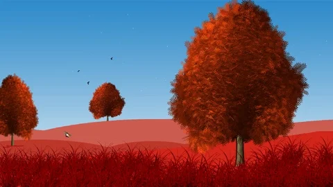 Background Animated Summer Stock Footage 109052888