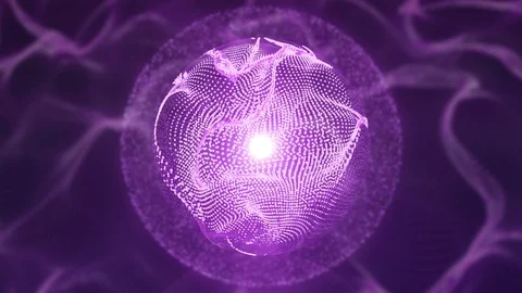 Background animation ball rotation. Stock Footage 88692151