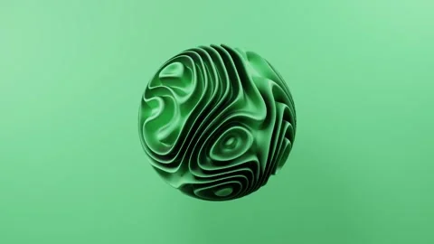 Background animation of Balls and optical wave Stock Footage 271443104