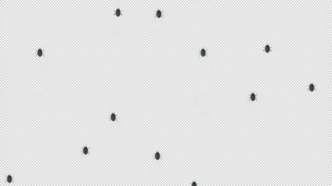 Background. Animation of a computer bug. Cartoon Stockbeeldmateriaal 139131516