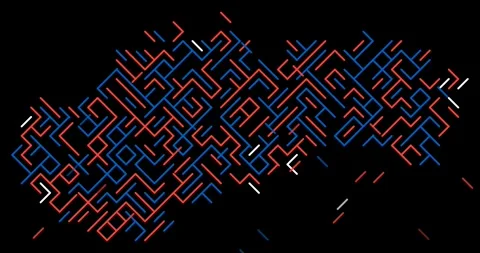 Background Animation Diagonal Elements Form Slovakia Map Stock Footage 327937632