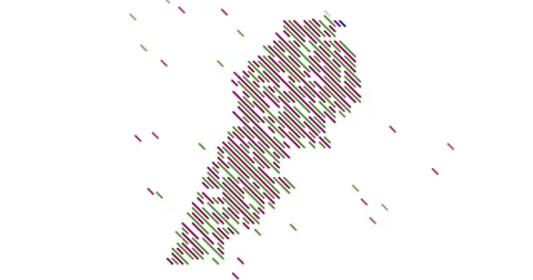 Background Animation Diagonal Elements Form Lebanon Map Stock Footage 328065006