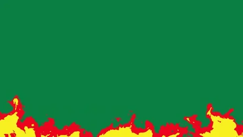 Background animation of flickering flames Stock Footage 288830780