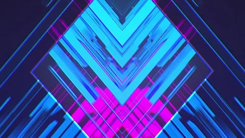 Background animation Flying through glowing neon lines blue red pink violet spec 스톡 동영상 251895341