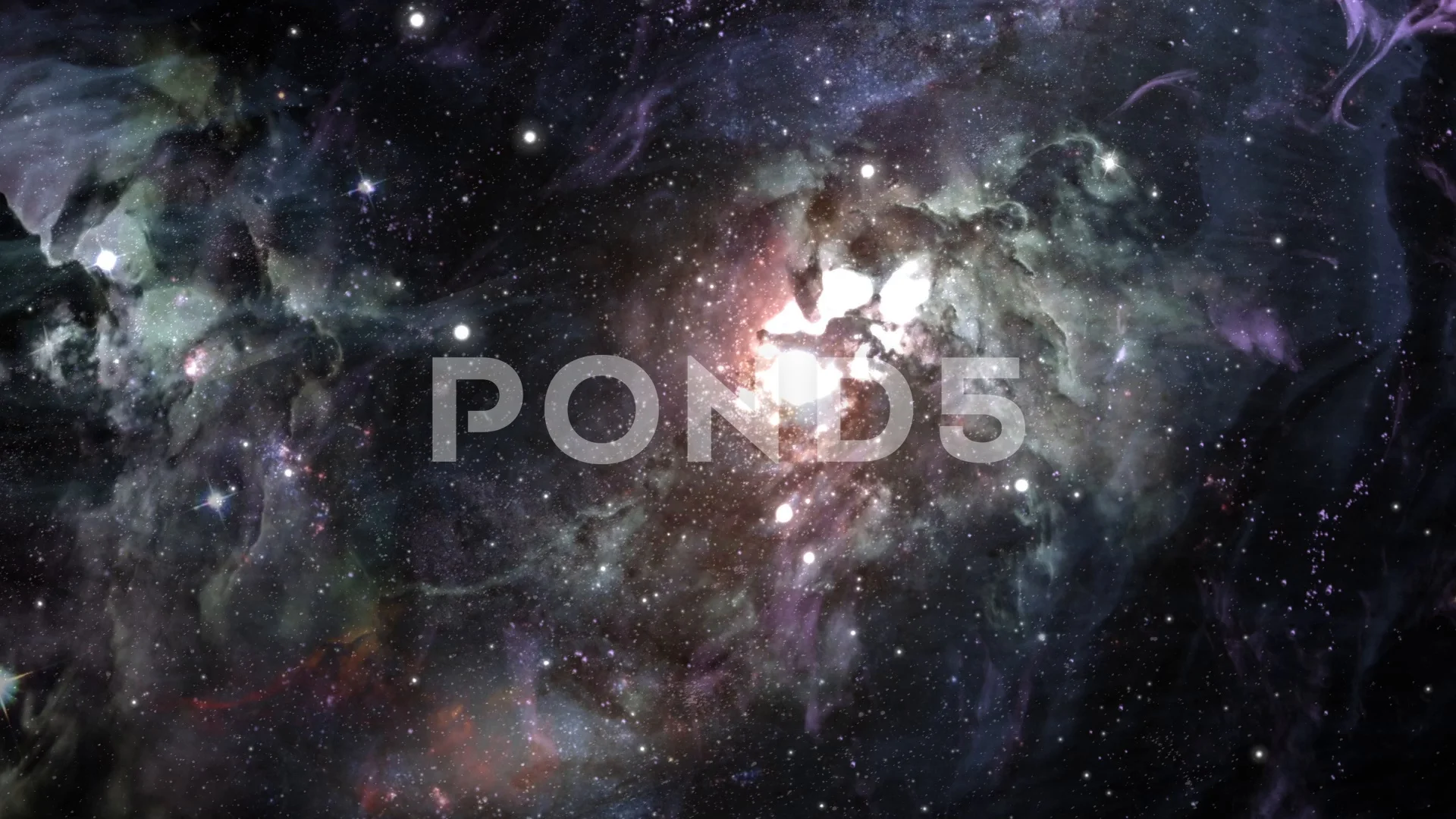 Background animation of galaxy and stars | Stock Video | Pond5