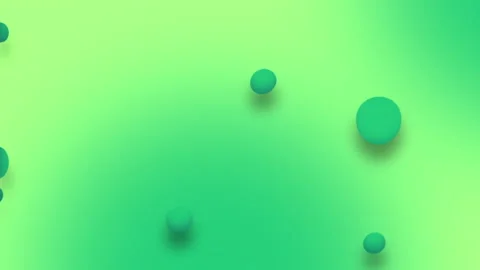 Background animation with green spheres Stock-Footage 165211770