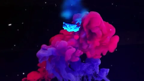 Background animation ink color blend.  of smoke water drop. Transition reveal  Stock Footage 251895221