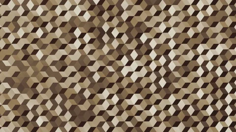 Background animation loop of camouflaged cubes in desert colors. Stock Footage 64227395
