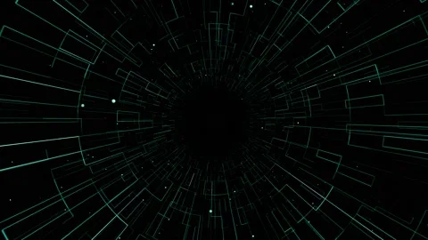 Background Animation With Spinning Particles - 6 Stock Footage 203479062