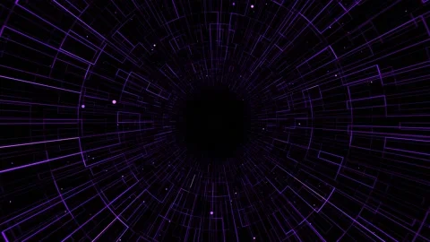 Background Animation With Spinning Particles Stock Footage 203477336