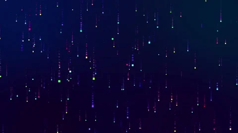 Background animation technology data square shape. Stock Footage 249889408