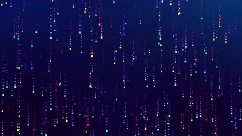 Background animation technology data square shape. Stock Footage 249889416