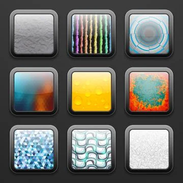 Background for the app icons set Stock Illustration