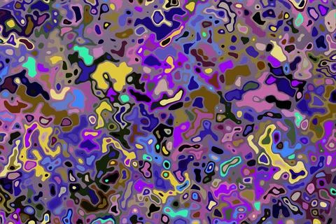 The background appears abstract, created from topographical lines in many col Stock Illustration