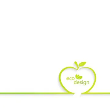 Background with apple outline. Can be used for backgrounds and page fill web Stock Illustration