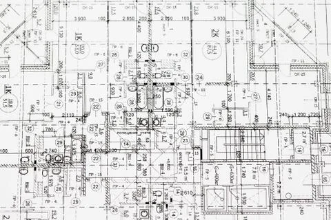 Background of architectural drawing Stock Photos