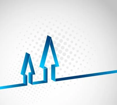 Background with arrow Illustrazione stock