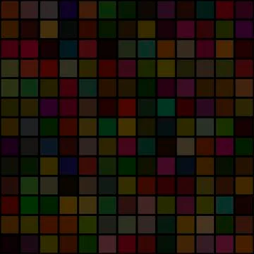 Background of art colored dark squares mosaic Stock Illustration